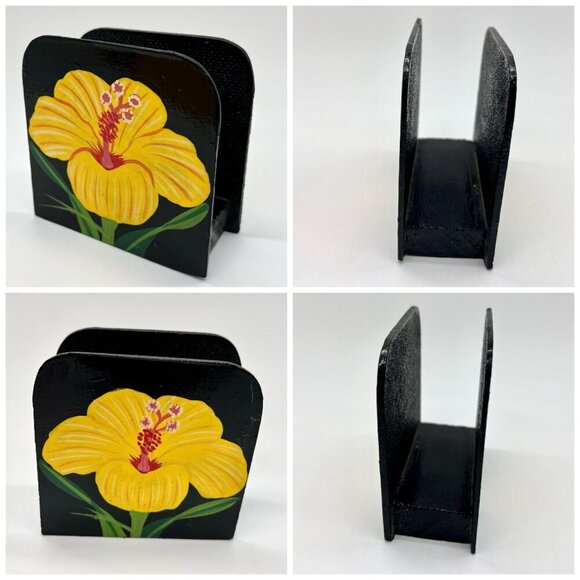 Handmade India Greeting Cards Set with Box and Painted Wood Holder - Picture 7 of 7